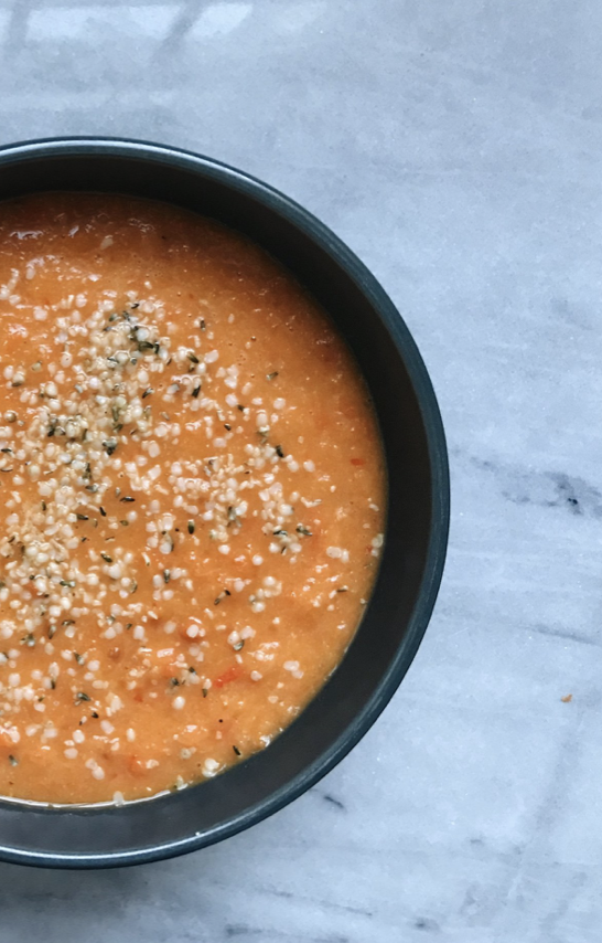 Recipe: Nourishing Bell Pepper and Carrot Soup