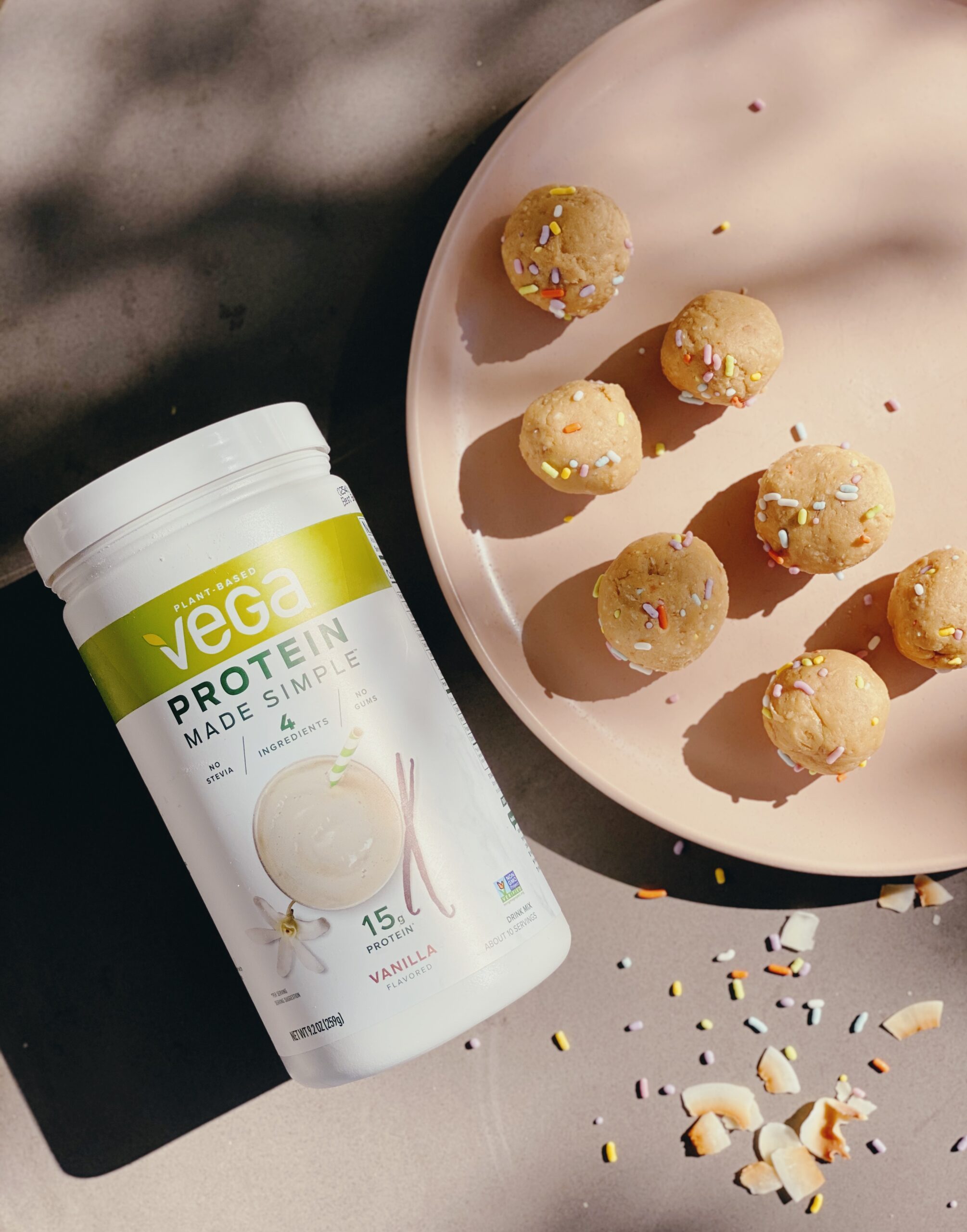 Make these simple cake batter protein bites for snacktime