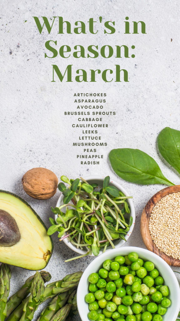 March produce list_march seasonal produce