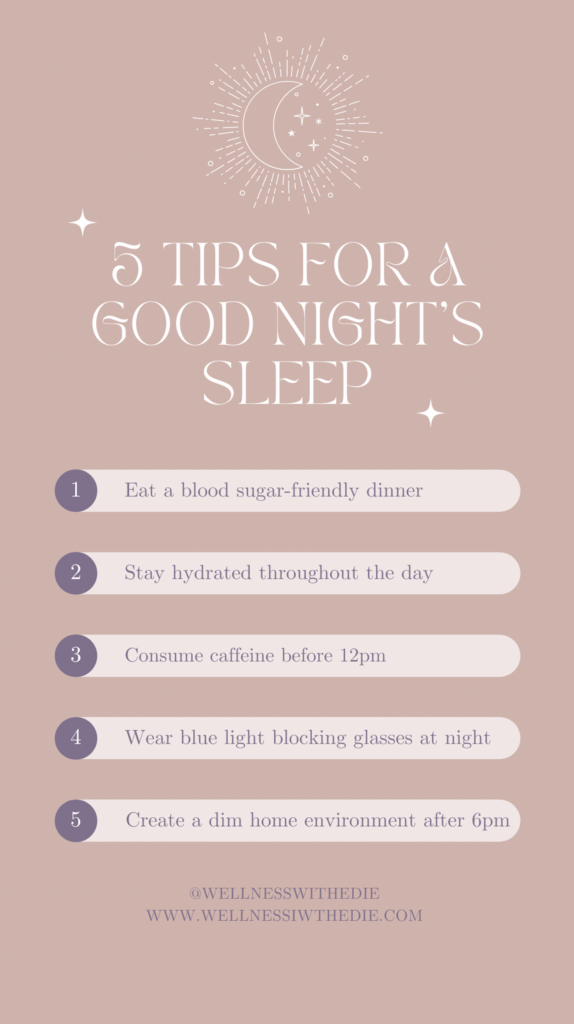 good night sleep tips_how blood sugar impacts sleep