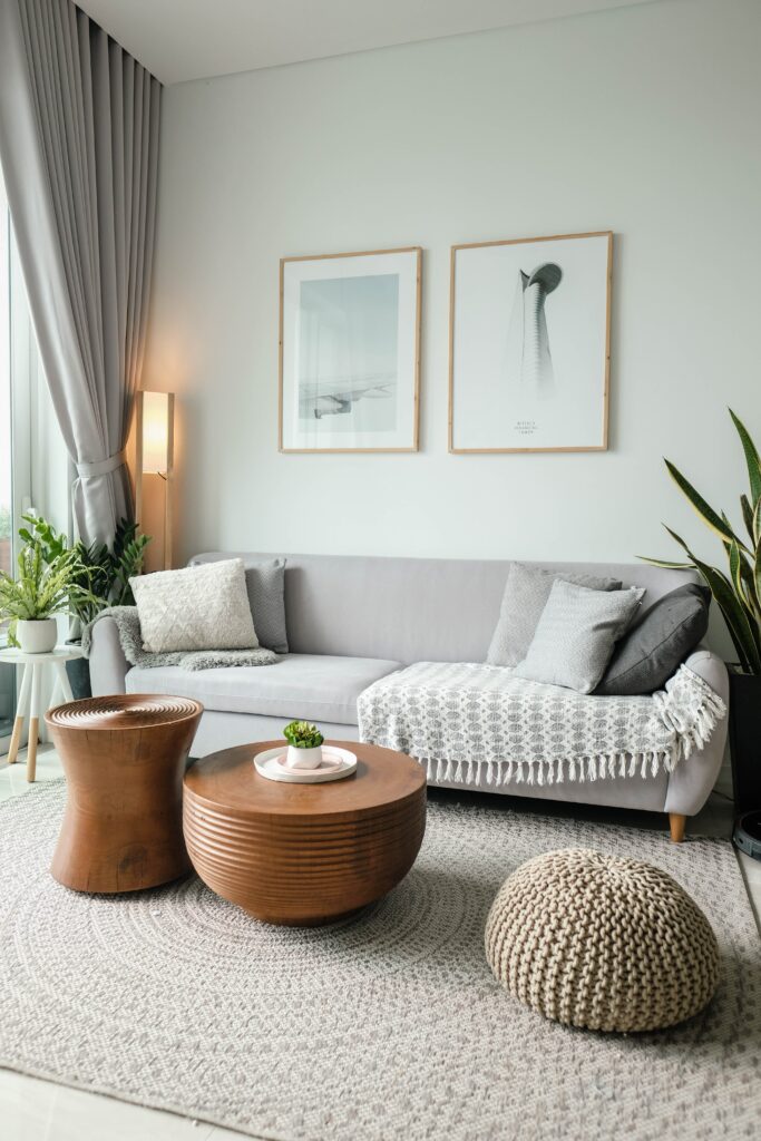 clean living room_habits for a healthy new year