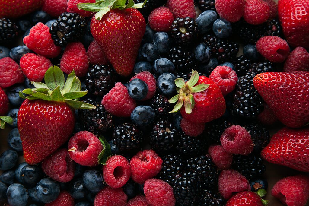 Colorful berries, like strawberries, blueberries, raspberries_nutrients to rule your diet