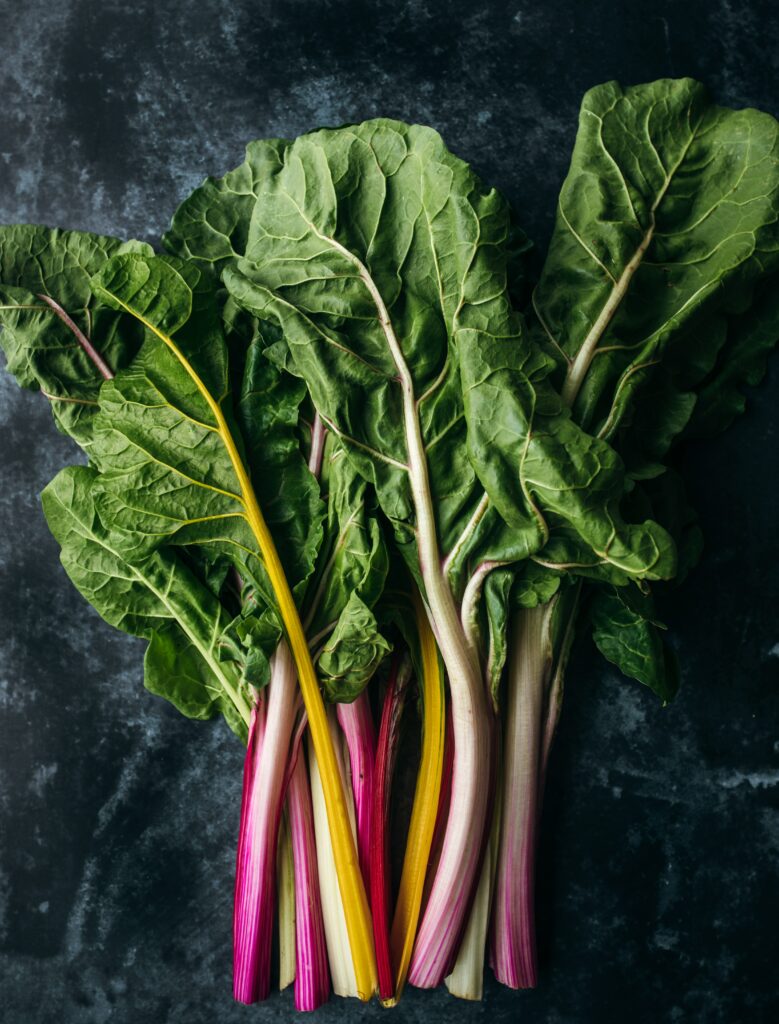Swiss chard_healthy holiday cooking swaps
