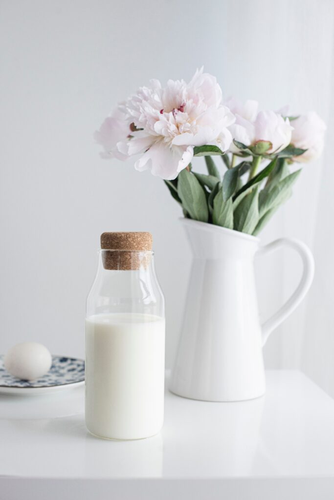 vase of flowers and oat milk_oat milk dangers