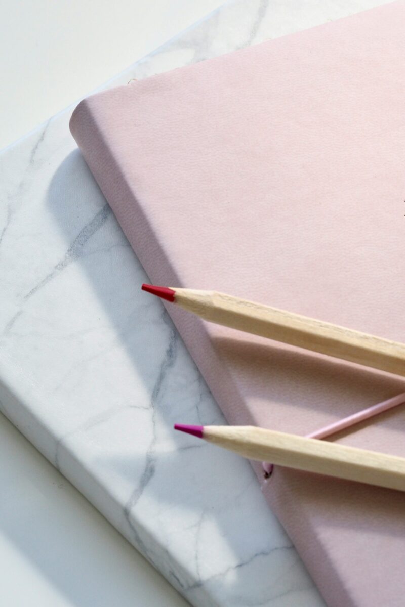 Journaling-with-pencils_master your menstrual cycle